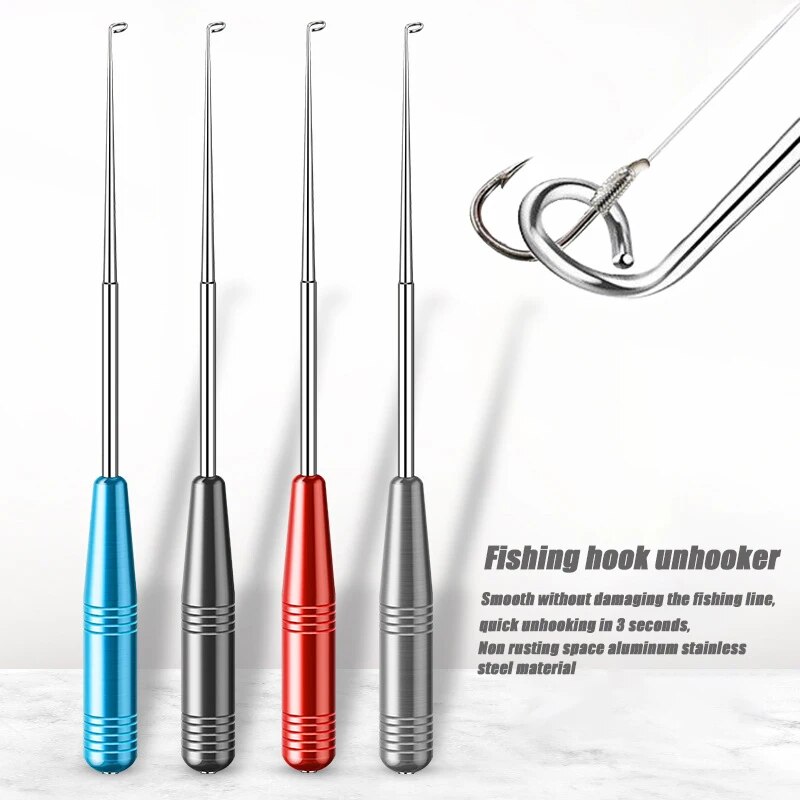 Fishing Hook Stainless Steel - ตะขอตกปลา Unhooker Deep Throat Quick Uncoupling