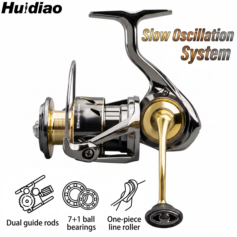 Kastking Reel Zephyr - รอกตกปลาแบบสปินนิ่งกันน้ำ Huidiao ระบบวางสายแบบสโลว์ออสซิลเลชั่น 7+1BB 5.2:1 พร้อมแกนโลหะ