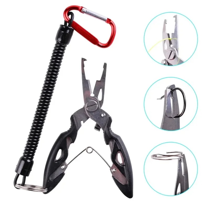 คีมตกปลา กรรไกร ตัดสายเบ็ด ตัด - Fishing Hook Stainless Steel บทวิจารณ์และราคา