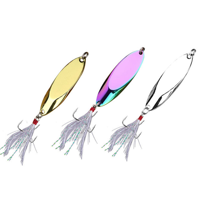 1 PC 2.5g-35g ช้อนโลหะ Lure SH - Fishing Hook Treble บทวิจารณ์และราคา