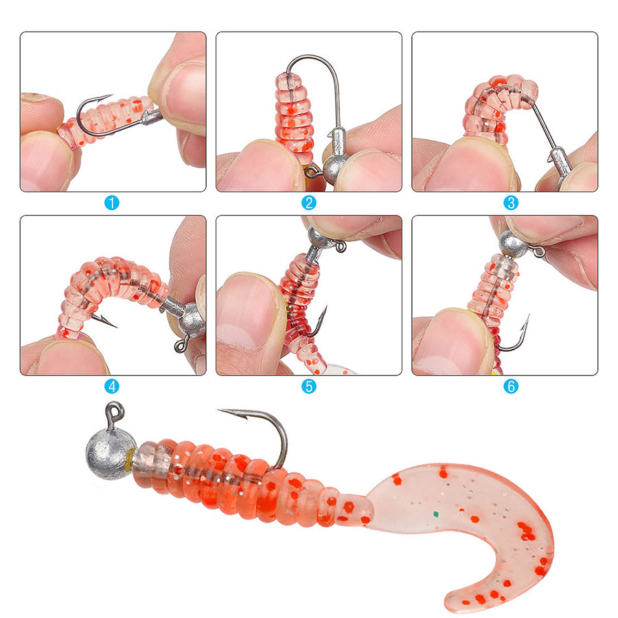 หัวจิ๊กเบ็ดตกปลา 1 กรัม 2 กรัม - Fishing Hook Offset บทวิจารณ์และราคา
