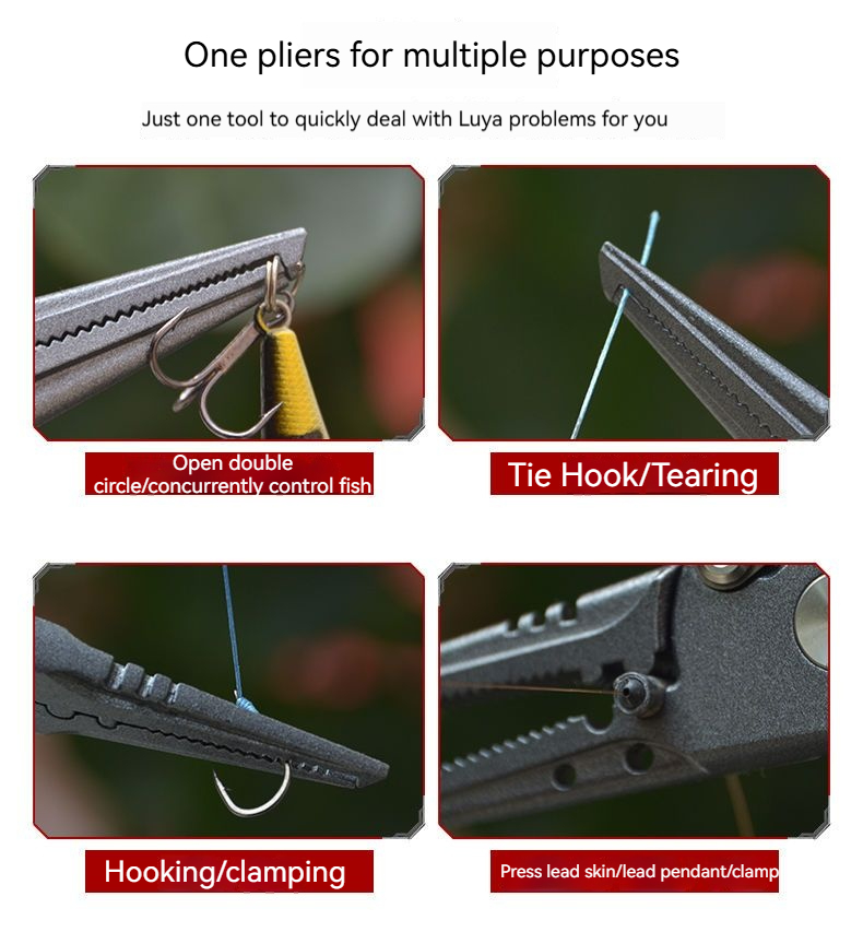 Luya คีมตัดอเนกประสงค์มีความแม - Fishing Hook Stainless Steel บทวิจารณ์และราคา