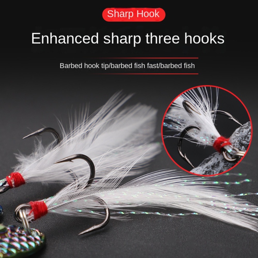 อุปกรณ์ตกปลาโลหะเหยื่อตกปลาเบส - Fishing Hook Treble บทวิจารณ์และราคา