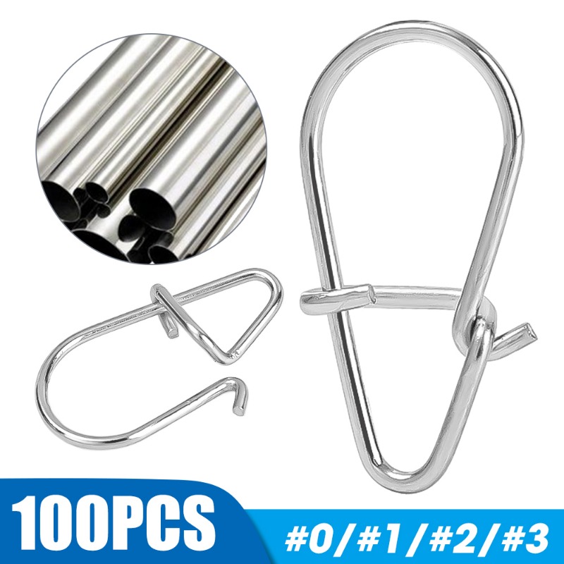 ตะขอเกี่ยวสายเบ็ดสแตนเลส 100 ช - Fishing Hook Stainless Steel บทวิจารณ์และราคา