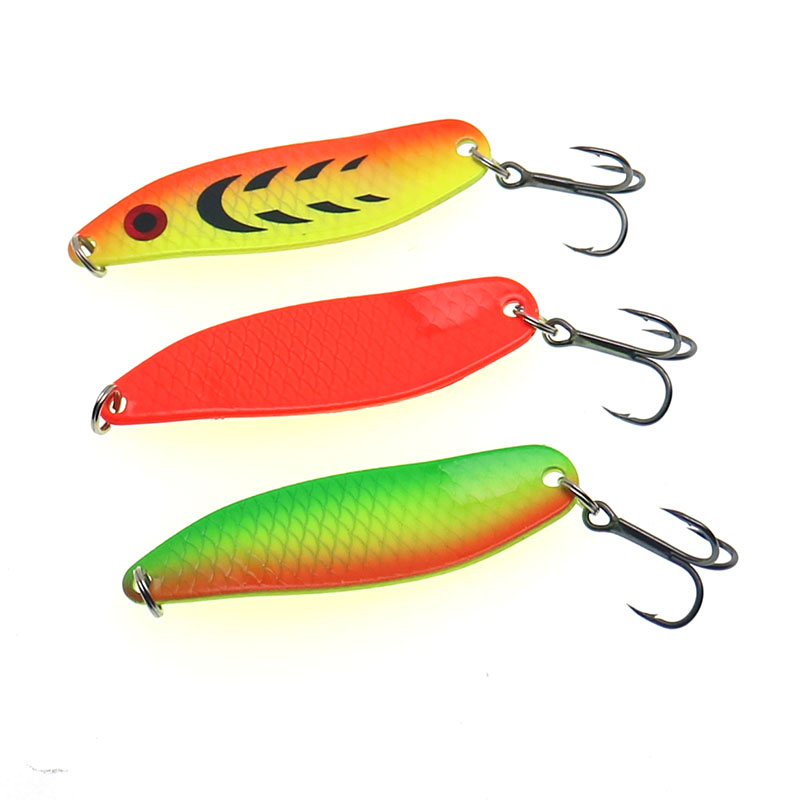 เหยื่อตกปลาโลหะช้อนเหยื่อ62mm1 - Fishing Hook Treble บทวิจารณ์และราคา