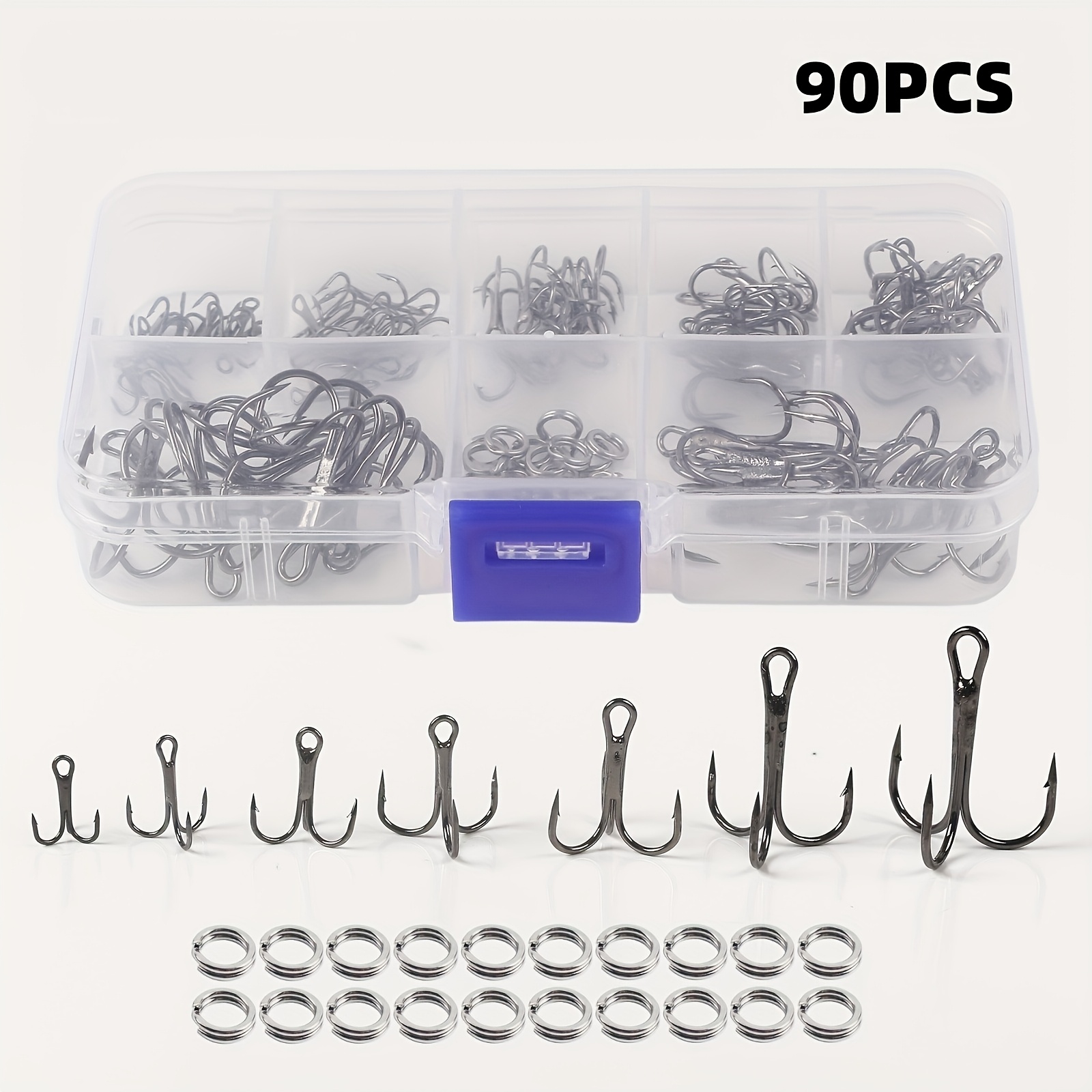 ชุดเหยื่อตกปลา 90 ชิ้น/ชุด พร้ - Fishing Hook Circle บทวิจารณ์และราคา