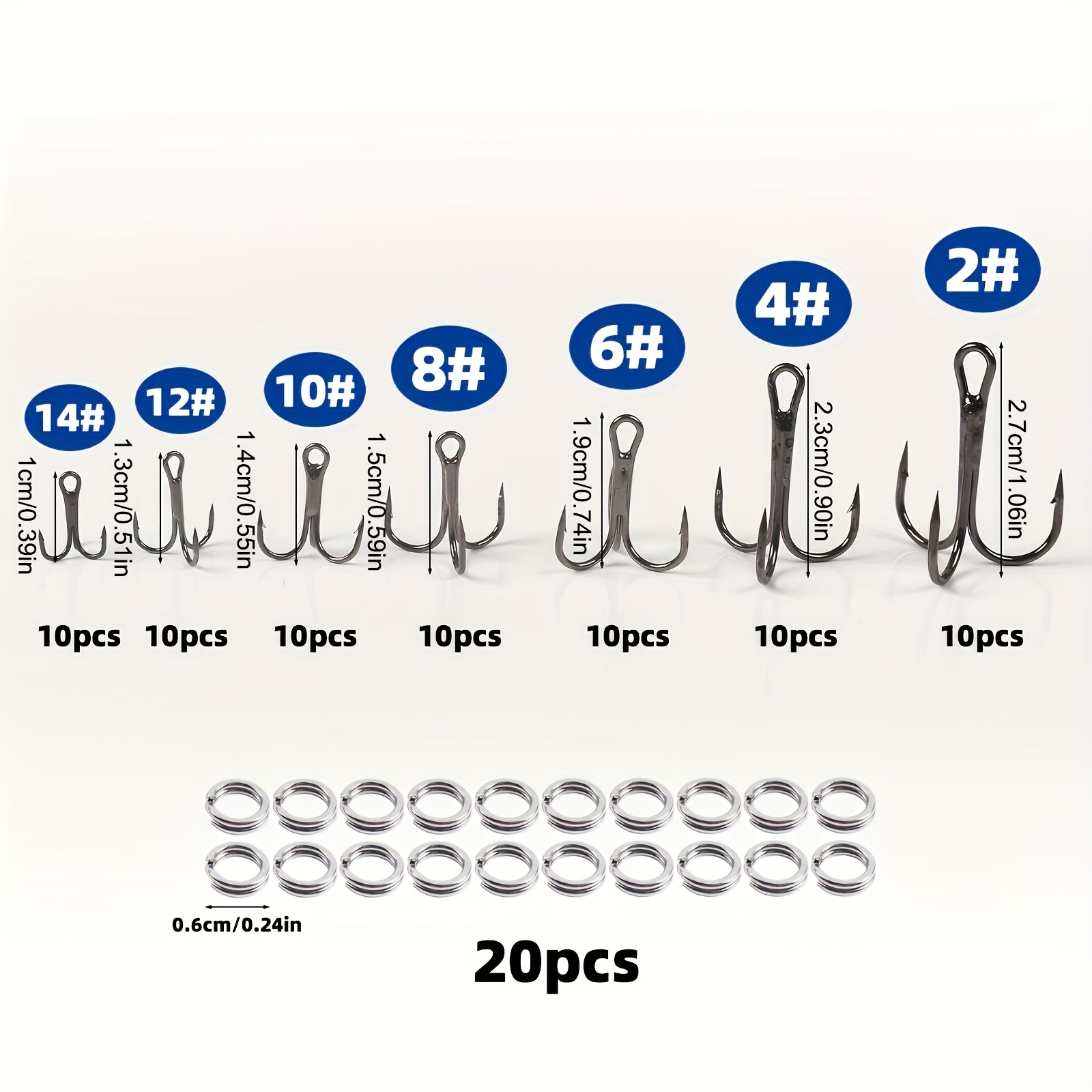 ชุดเหยื่อตกปลา 90 ชิ้น/ชุด พร้ - Fishing Hook Circle บทวิจารณ์และราคา